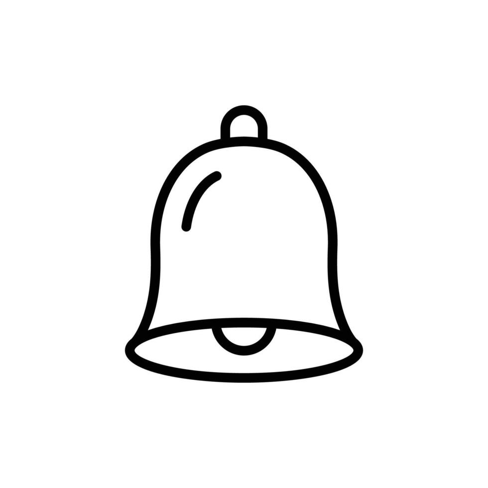 Notification bell icon set vector