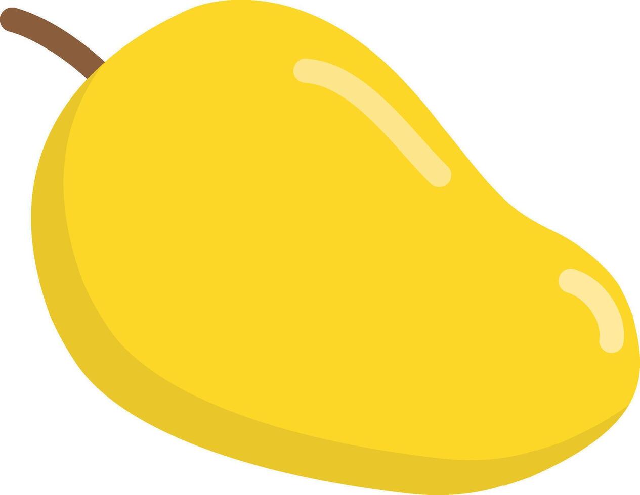 Mango icon, fruit and tropical vector