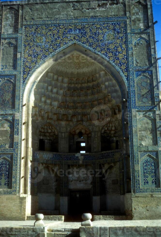 Medresseh archway samarkand photo