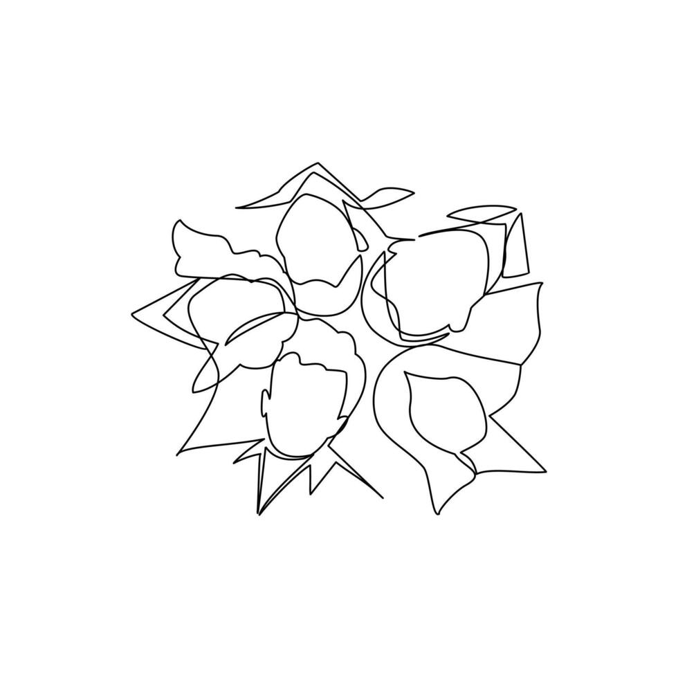 People drawn in line art style vector