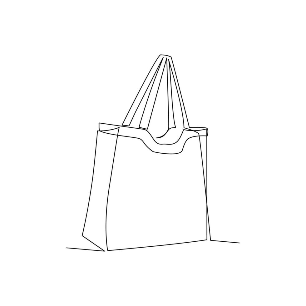 Shopping bag illustration vector