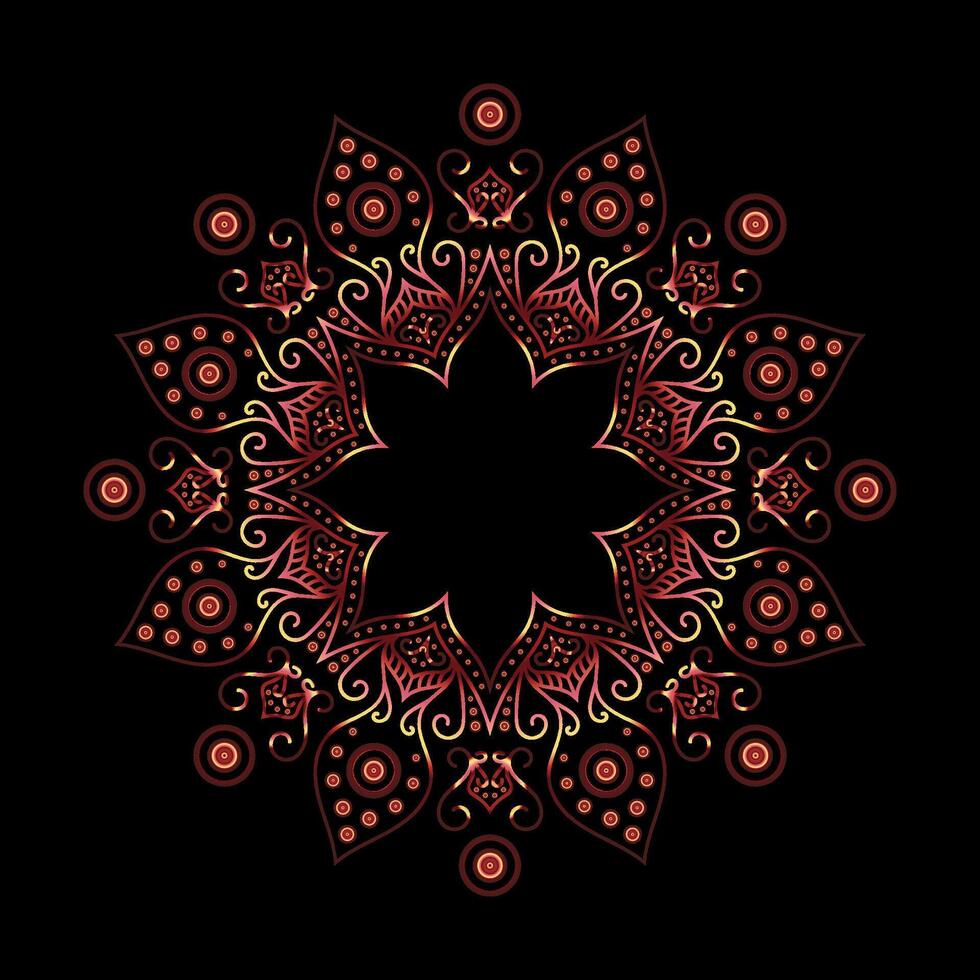 mandala Arte para diseño Clásico decoración, libro Portada,motivo,étnico diseño, ornamento, fondo vector