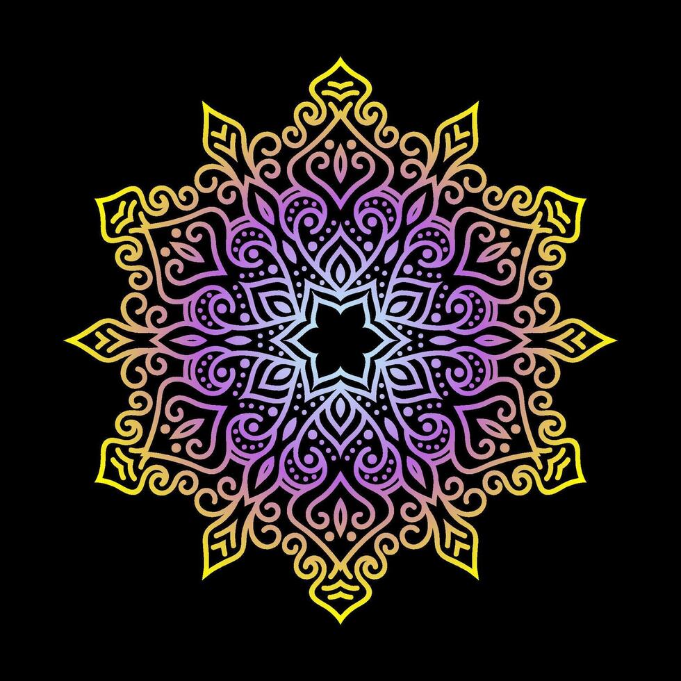 mandala art for design vintage decoration,book cover,motif,Ethnic design,ornament,background vector