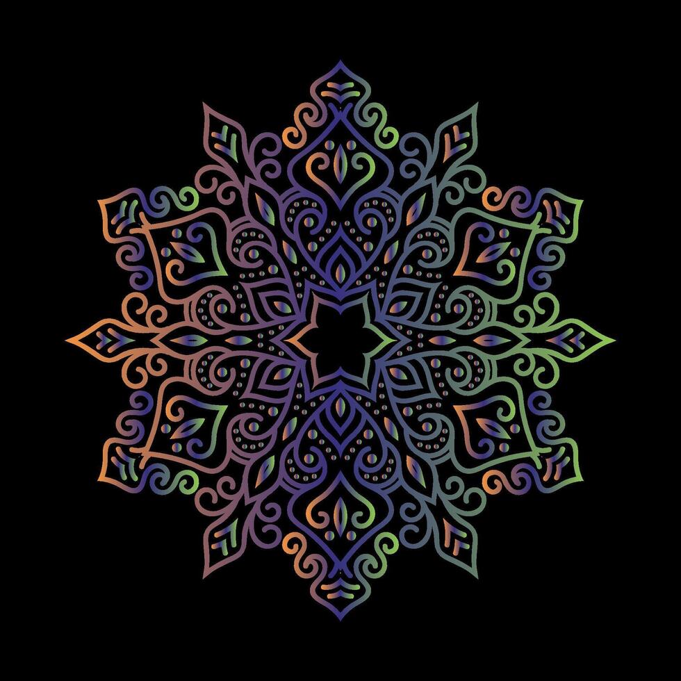 mandala Arte para diseño Clásico decoración, libro Portada,motivo,étnico diseño, ornamento, fondo vector