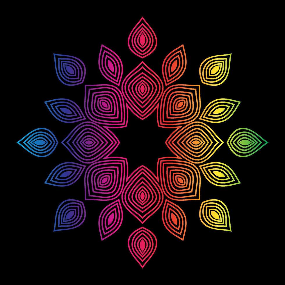 mandala art for design vintage decoration,book cover,motif,Ethnic design,ornament,background vector