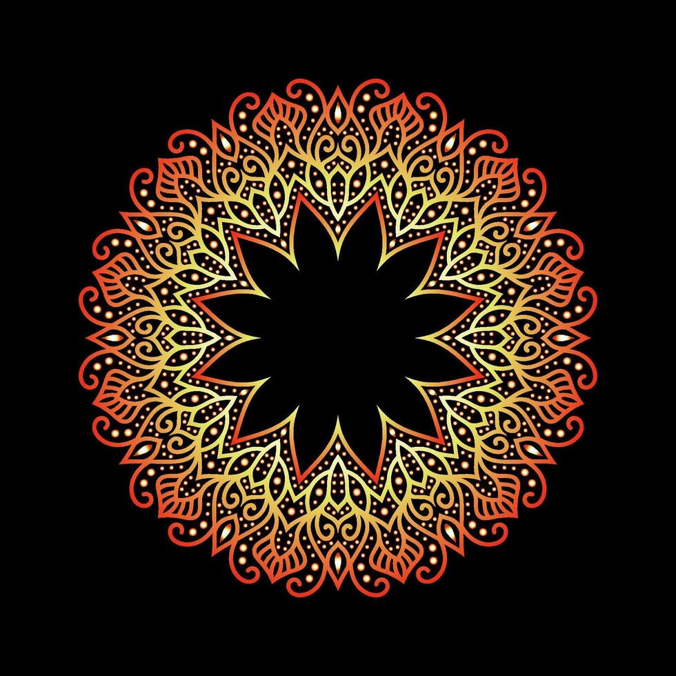 mandala art for design vintage decoration,book cover,motif,Ethnic design,ornament,background vector