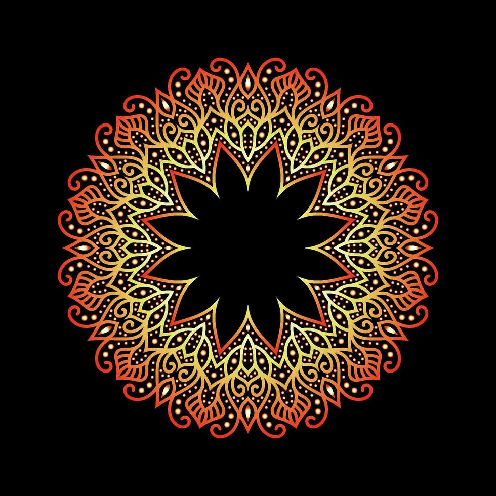 mandala Arte para diseño Clásico decoración, libro Portada,motivo,étnico diseño, ornamento, fondo vector