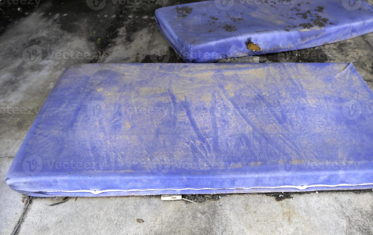 Old dirty mattress photo
