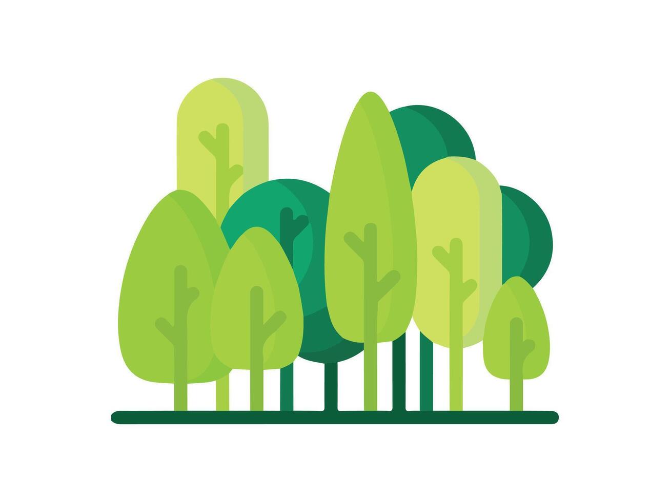Captivating Tree Illustrations Bringing Nature to Life with Stunning Visuals vector