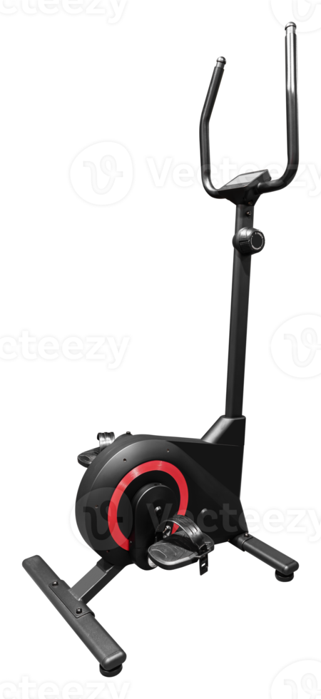 Black stationary bike png