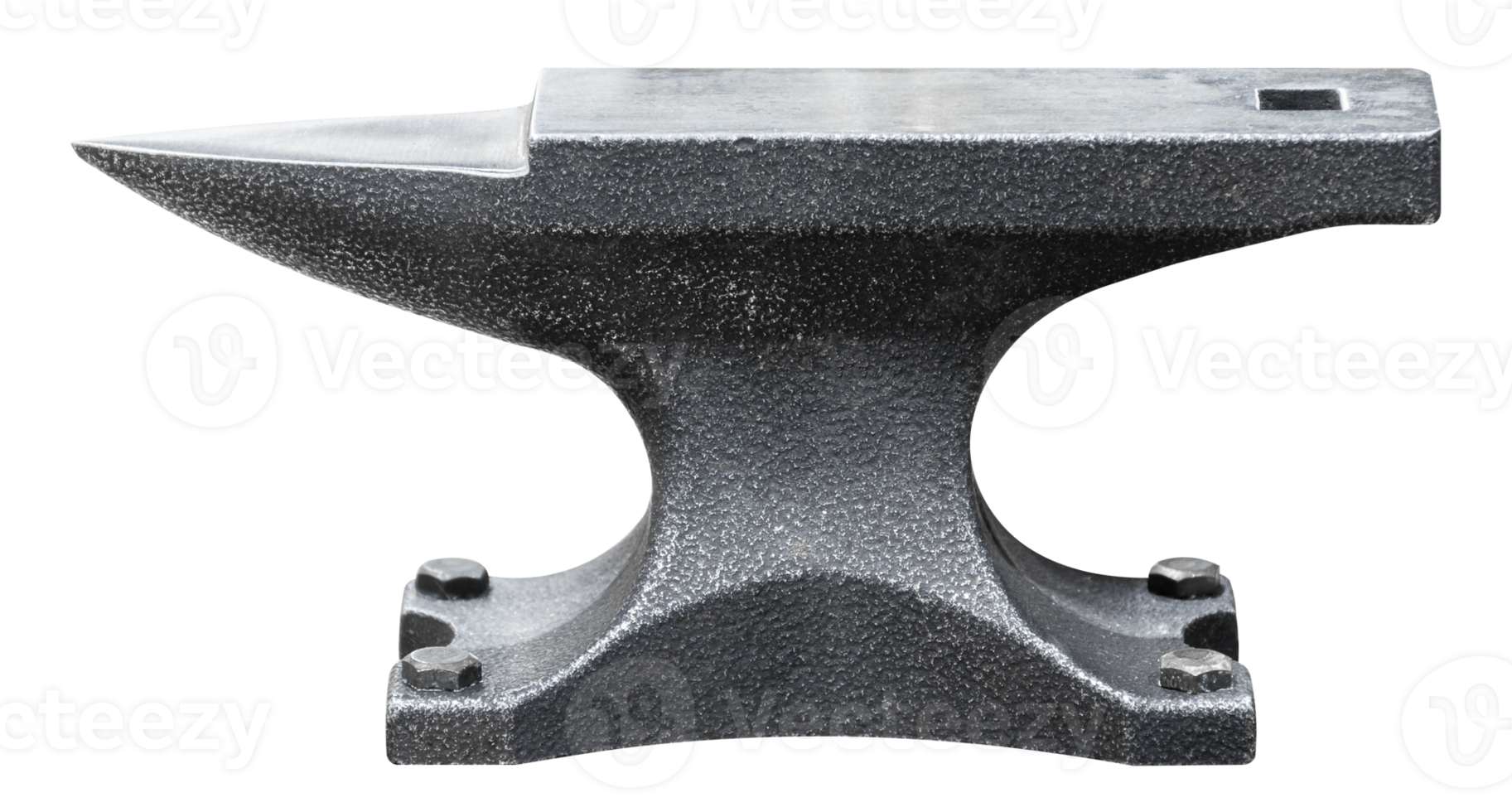 Mock up blacksmith anvil png