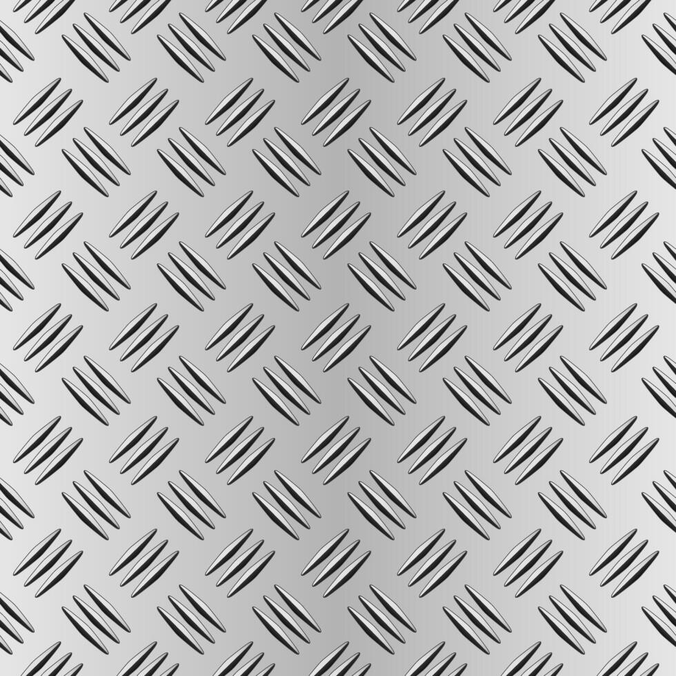 Tiling Metal Anti Slip Steel Grip Surface Aluminium Plate Seamless Texture vector