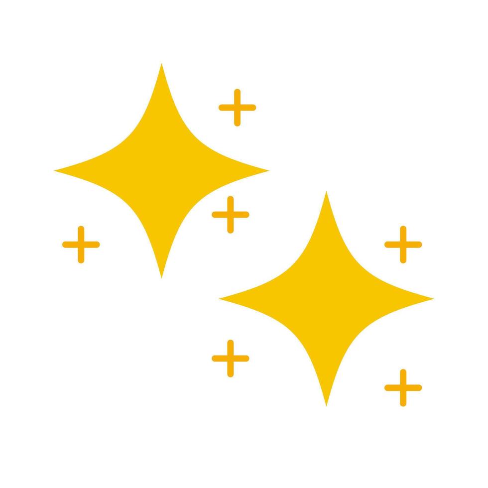 Glitter icon. Clean up shiny icon. vector
