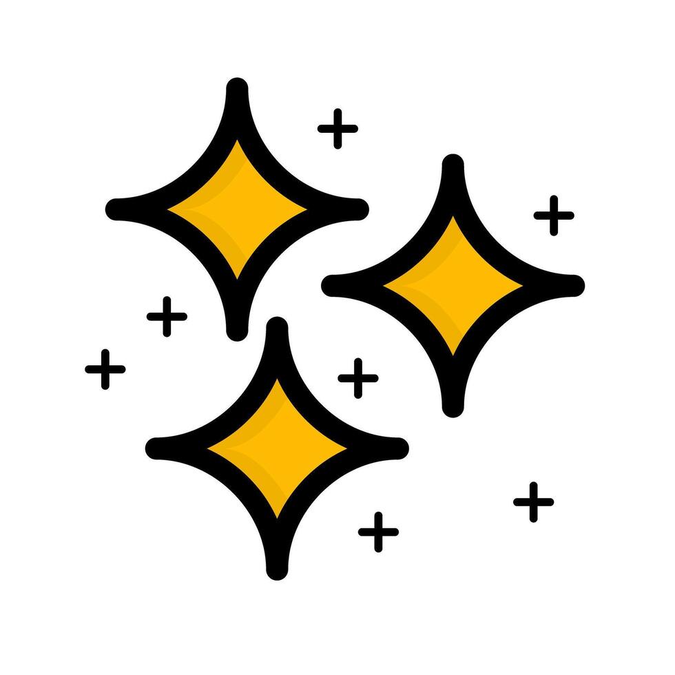 Glitter icon. Clean up icon. Sparkle. vector