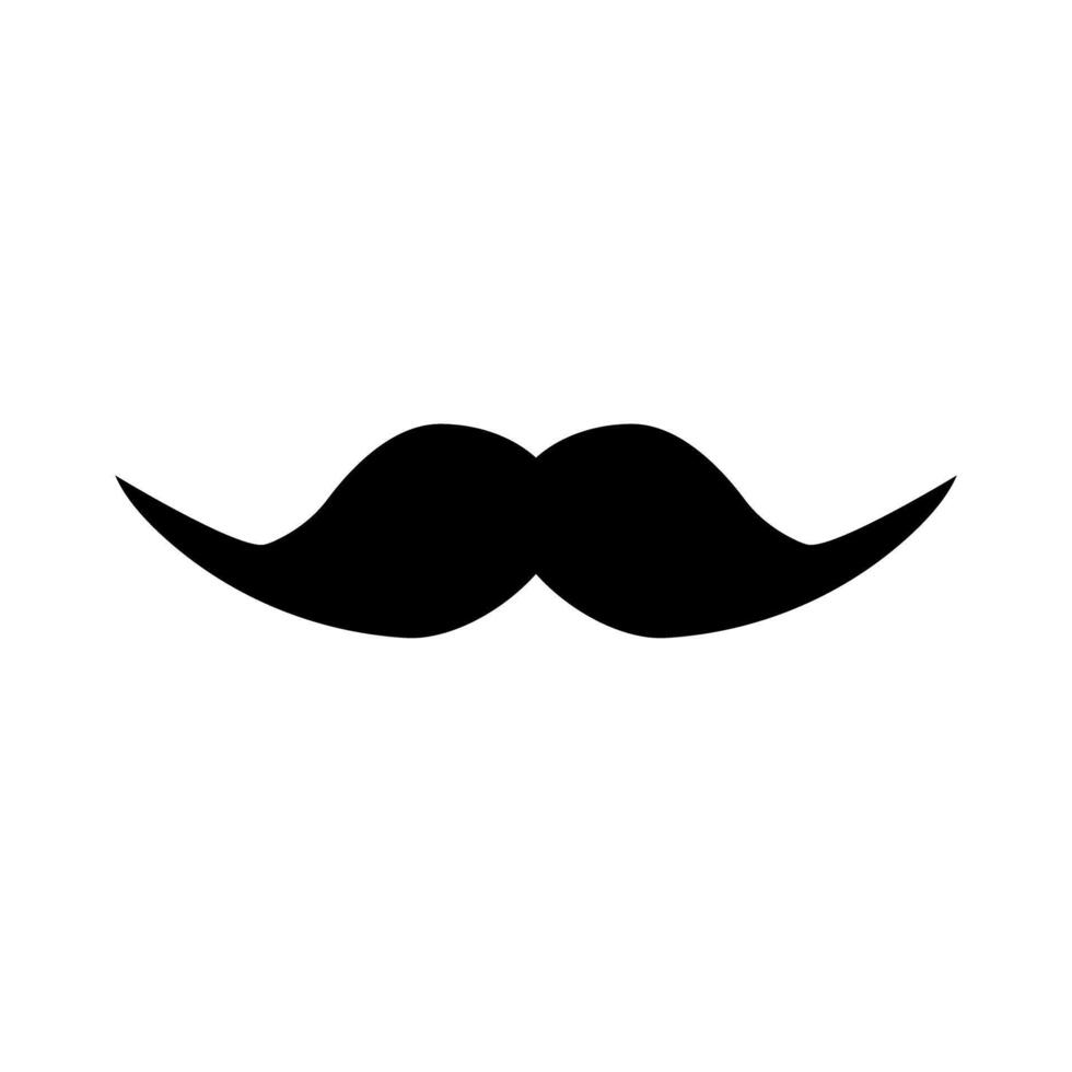 Dandy mustache icon. Gentleman. vector