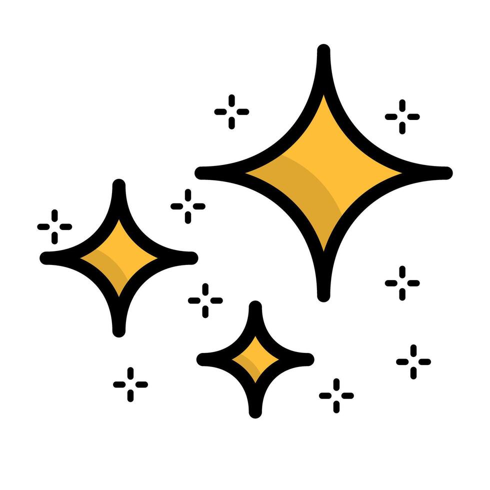 Glitter icon. Shiny. Sparkle. vector