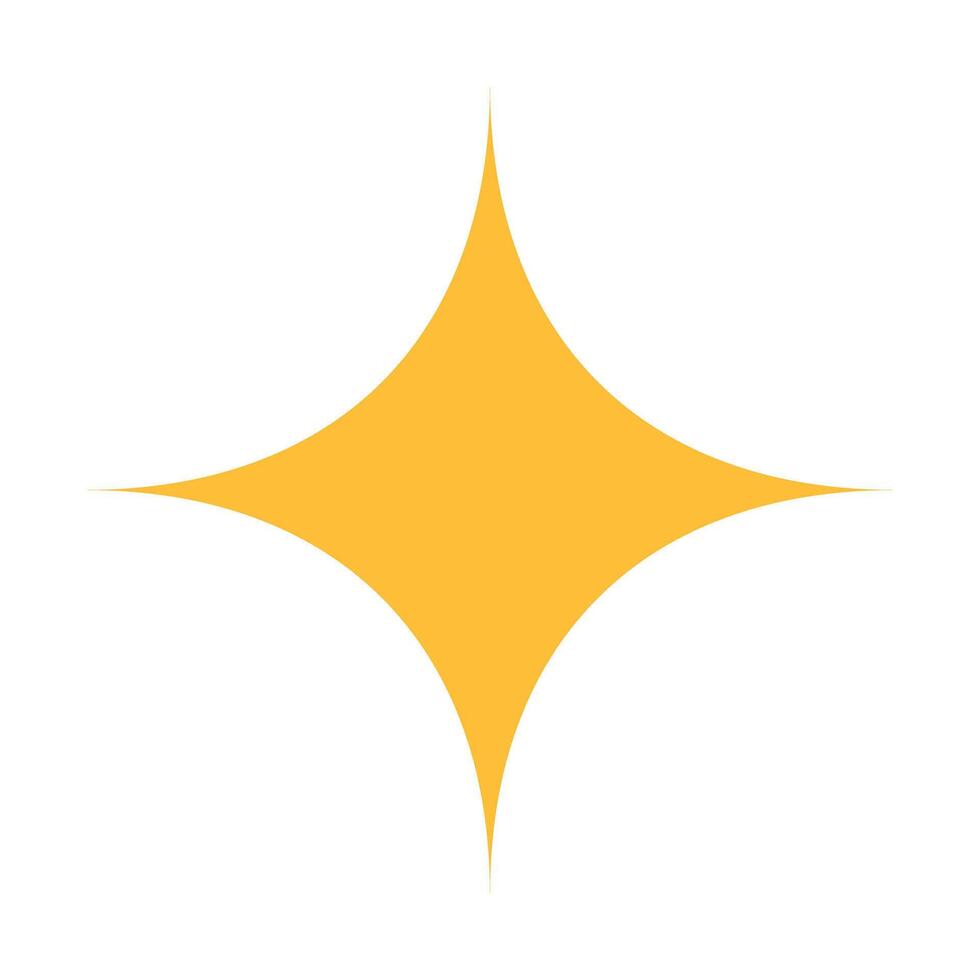 Glitter mark icon. Sparkle effect icon. vector