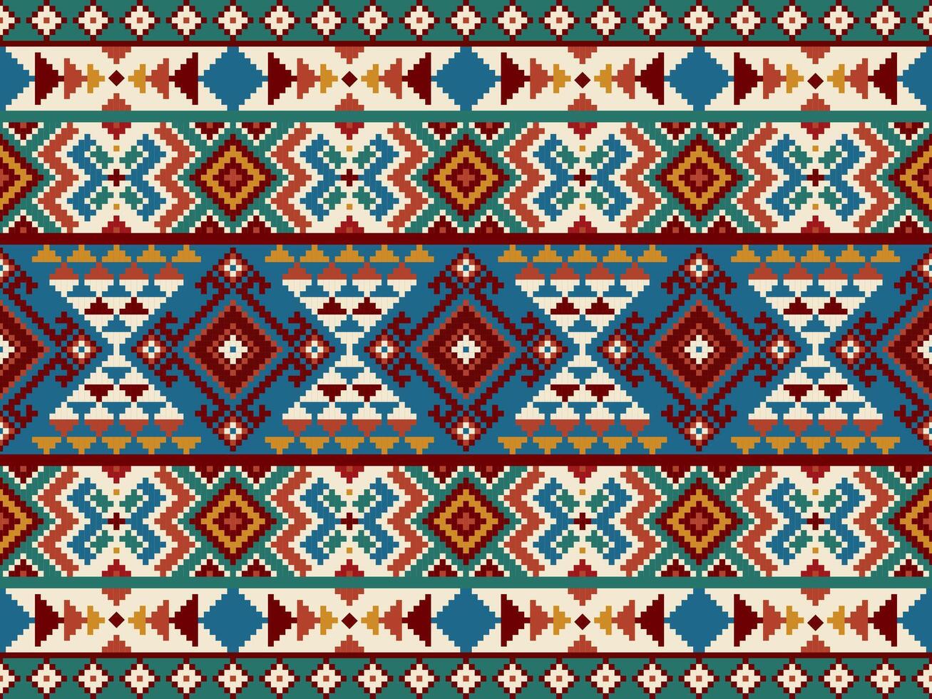 Native American ornament ,Ethnic pattern,Abstract Navajo seamless for background, wallpaper, illustration, textile, fabric, clothing , batik, carpet, embroidery. vector