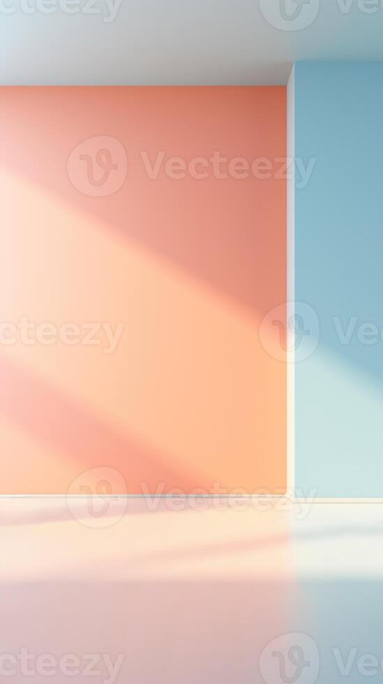 pastel color minimalist objects shapes lines, ai photo
