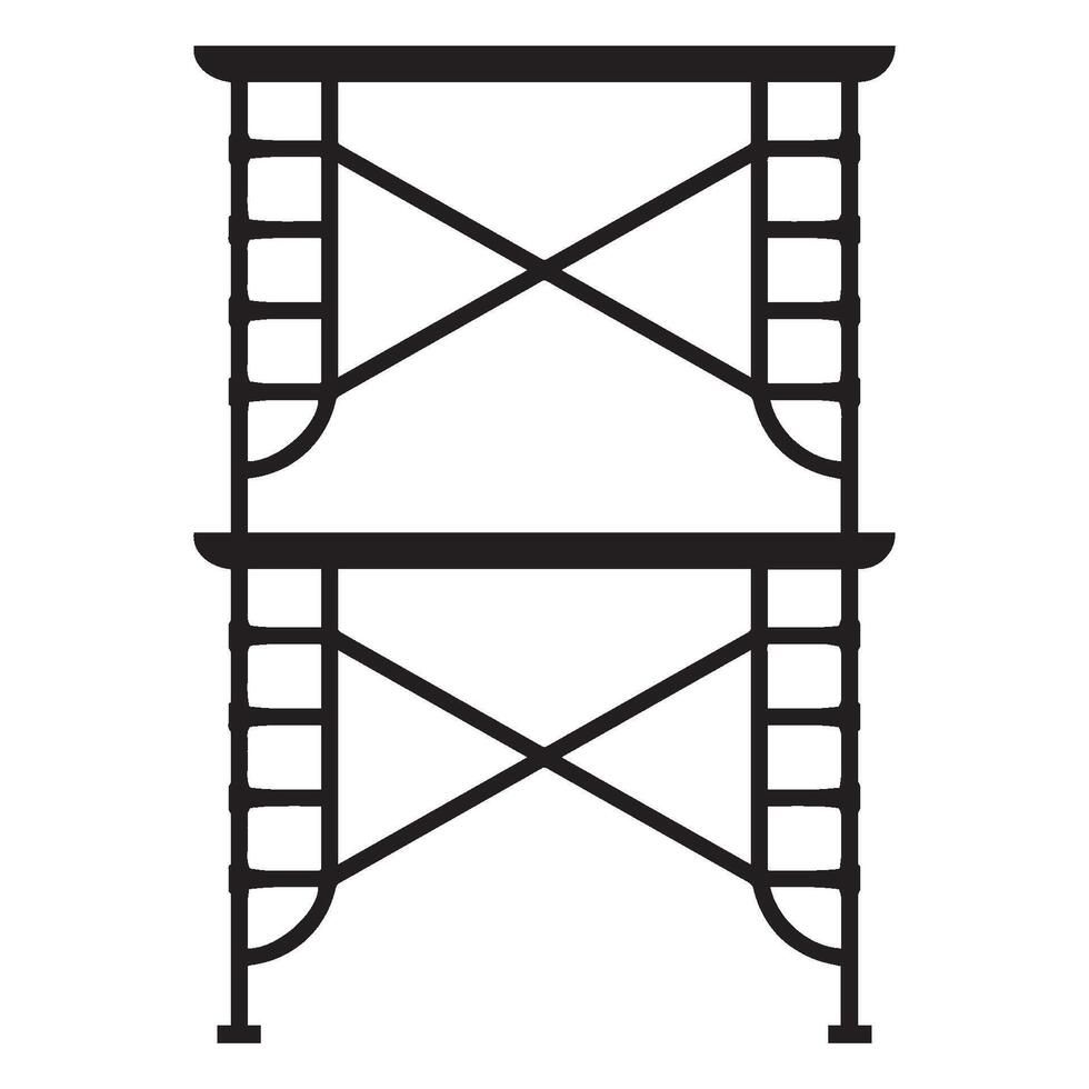 scaffolding illustration symbol design vector