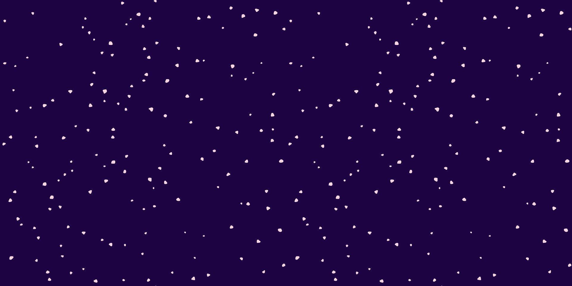 Minimalist geometric seamless pattern with abstract polka dots, random dots, spots, drops on a dark background. hand drawing sketch shapes. Creative texture tiny, snowflakes, circles, printing. vector