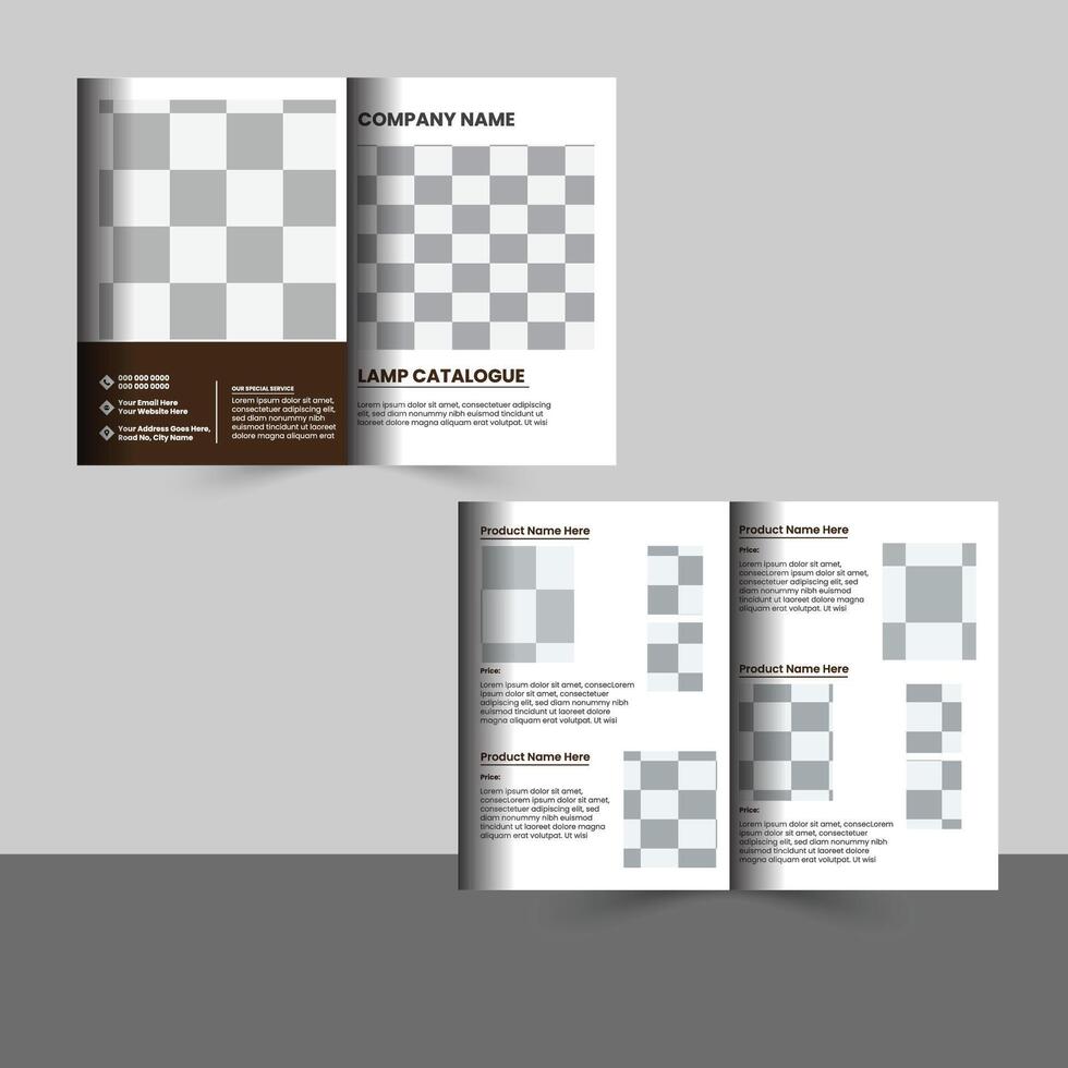 Product Catalogue book Design. vector