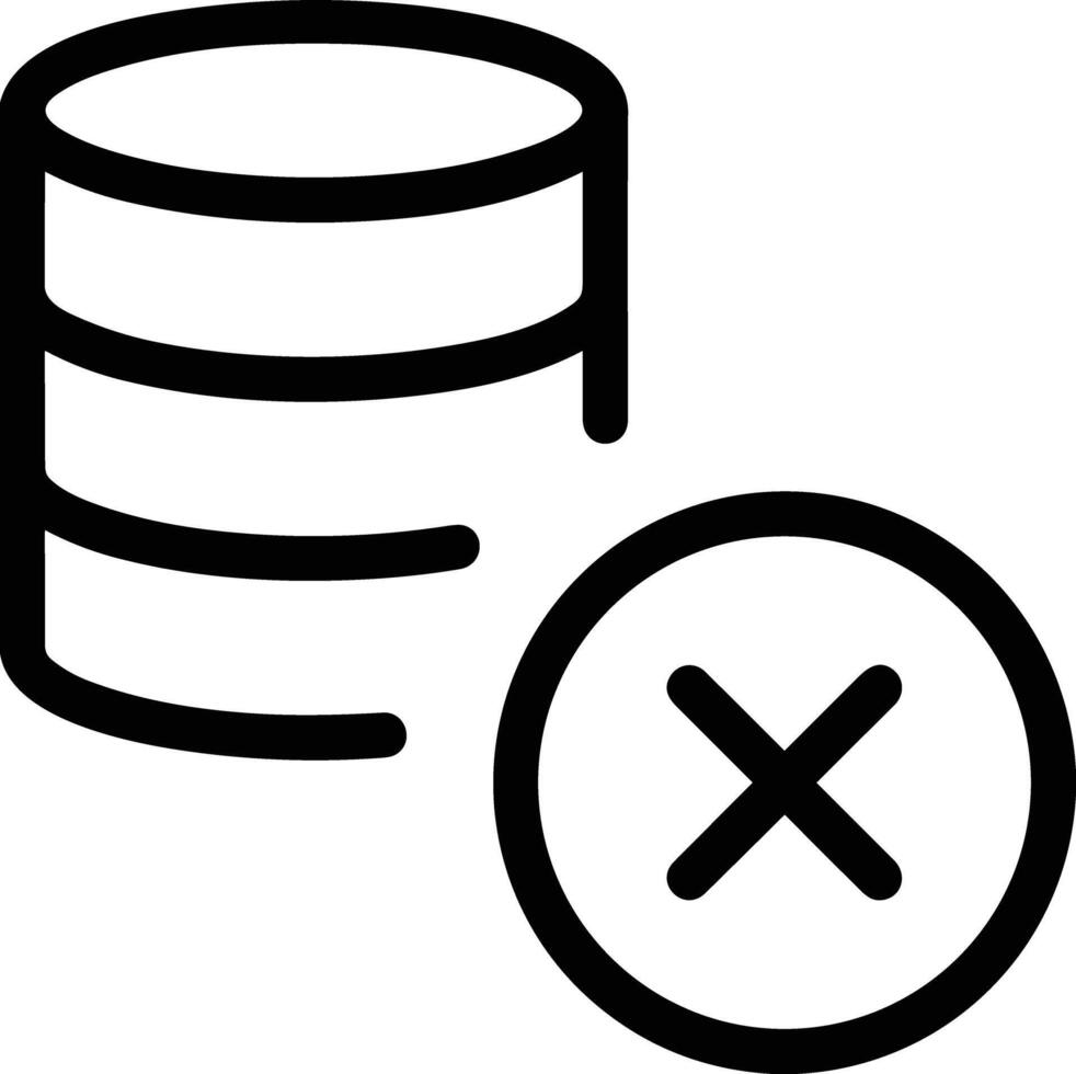 Storage data icon symbol image for database illustration vector