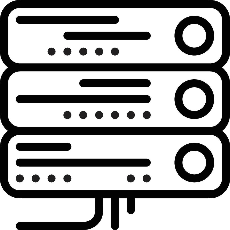 Storage data icon symbol image for database illustration vector