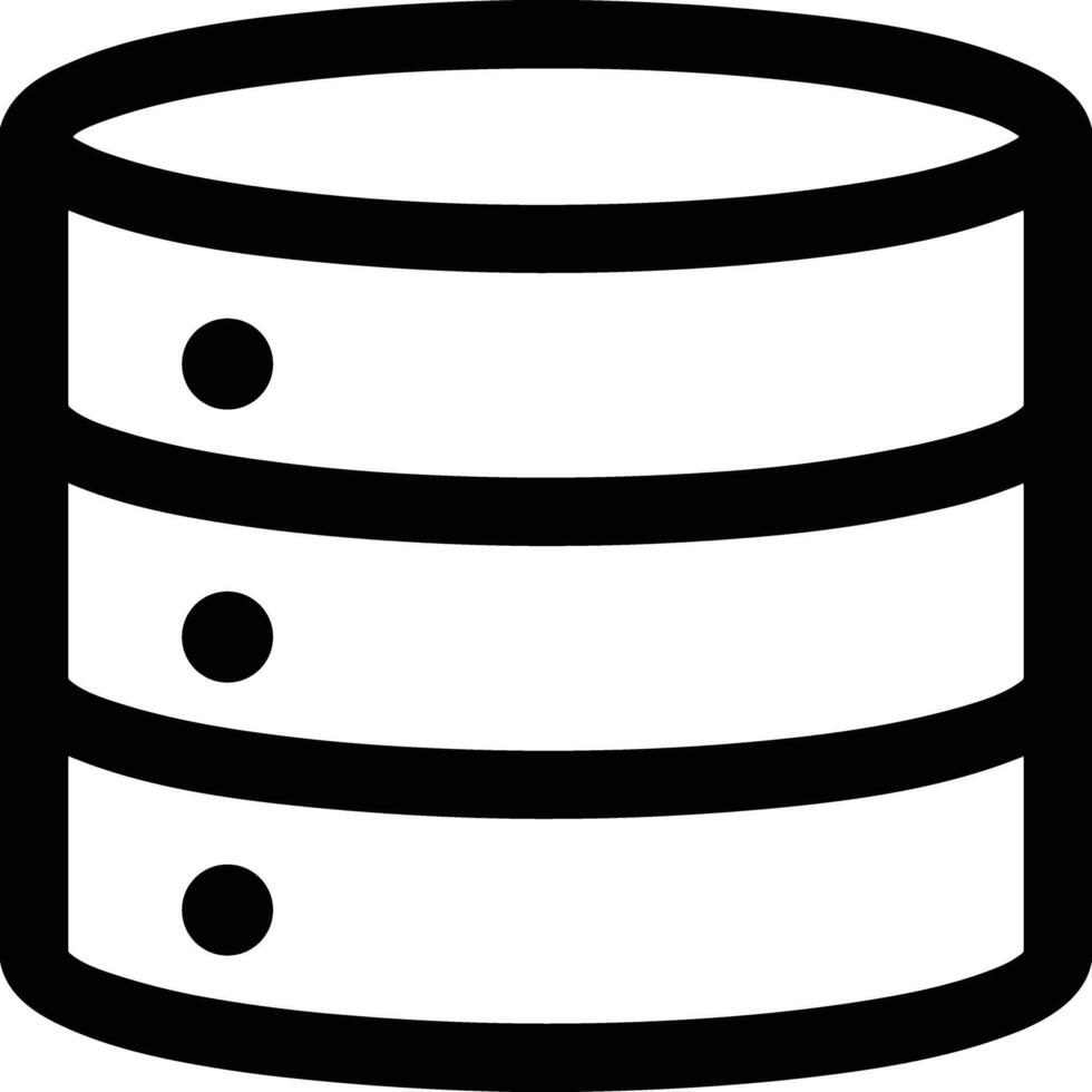 Storage data icon symbol image for database illustration vector