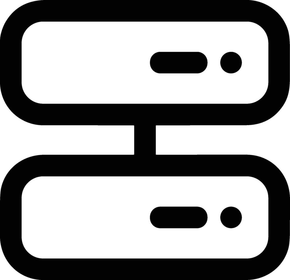 Storage data icon symbol image for database illustration vector