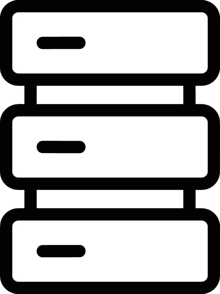 Storage data icon symbol image for database illustration vector