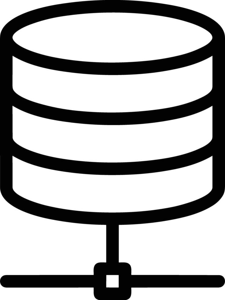 Storage data icon symbol image for database illustration vector