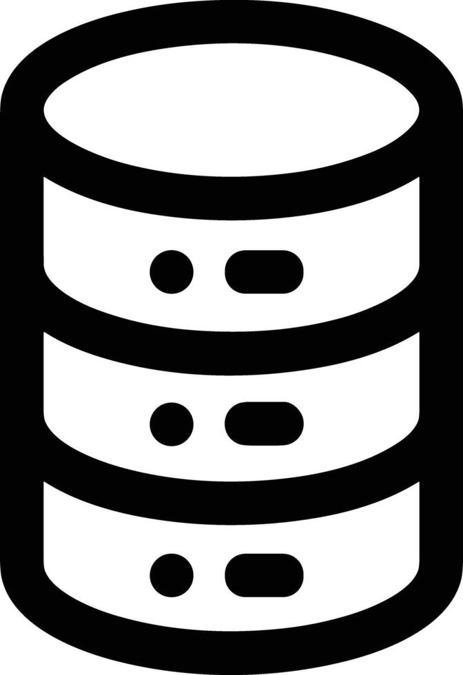 Storage data icon symbol image for database illustration vector