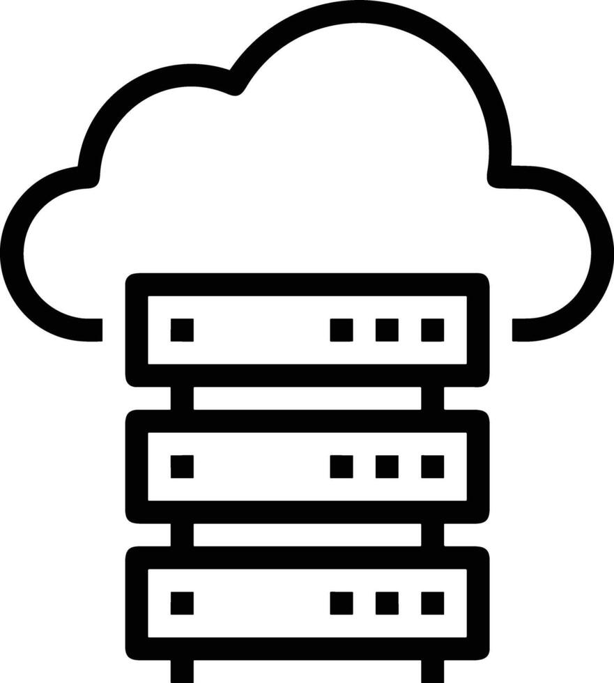 Storage data icon symbol image for database illustration vector