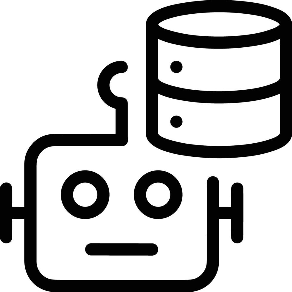 Storage data icon symbol image for database illustration vector