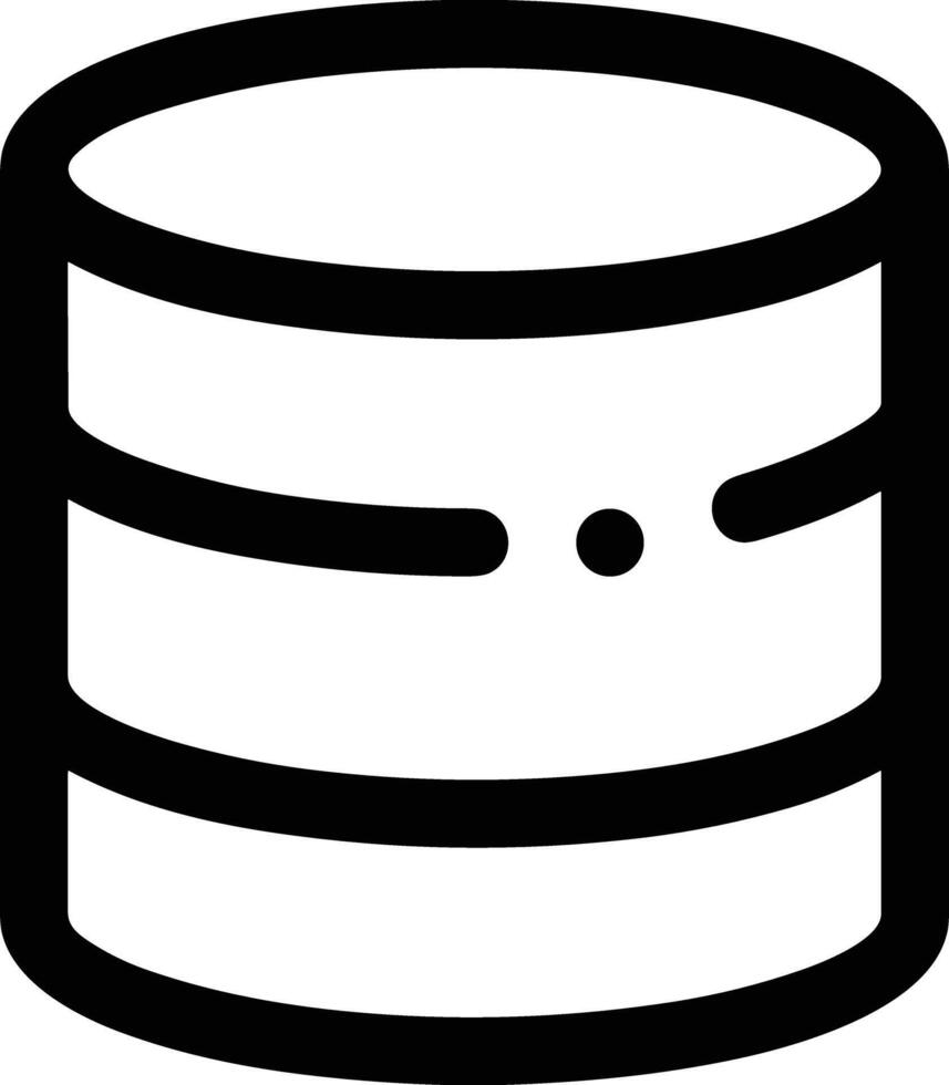 Storage data icon symbol image for database illustration vector