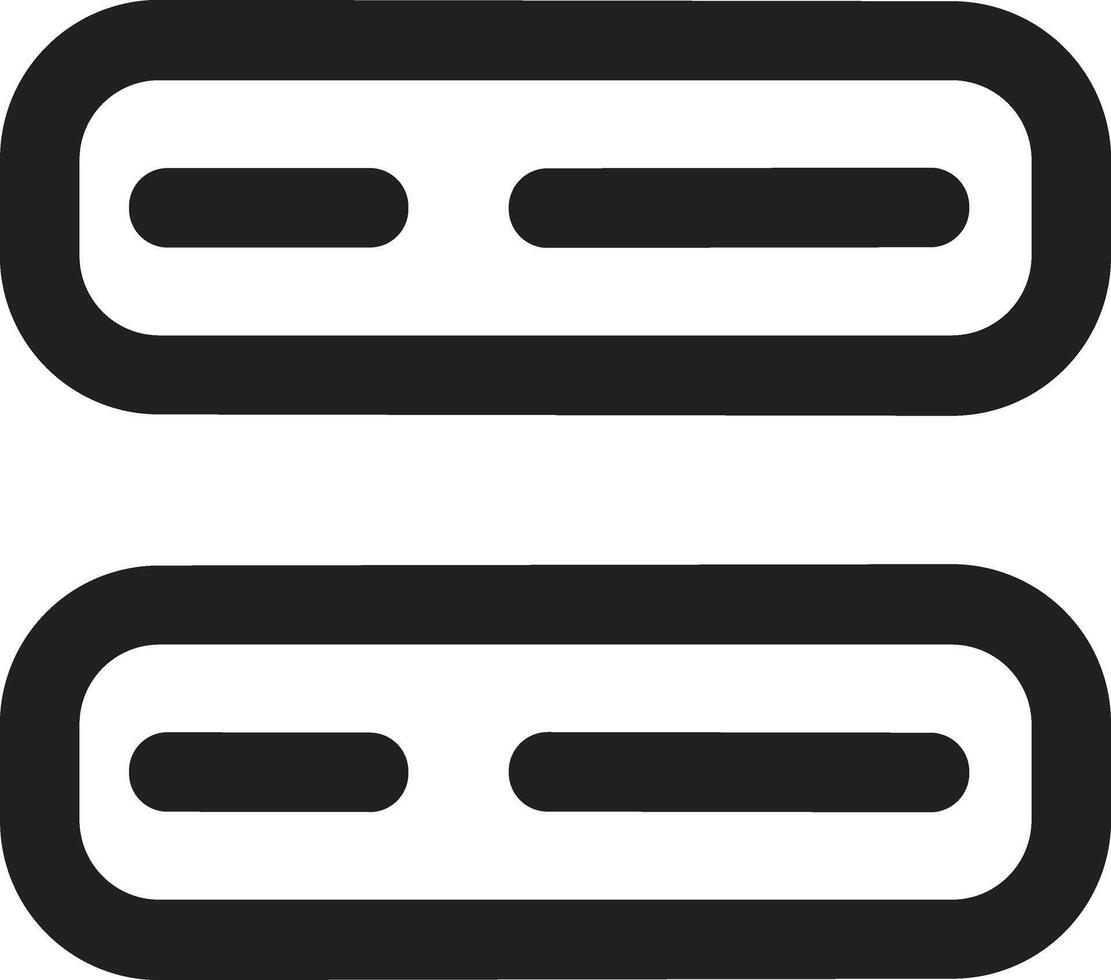 Storage data icon symbol image for database illustration vector