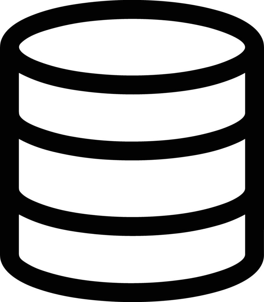 Storage data icon symbol image for database illustration vector
