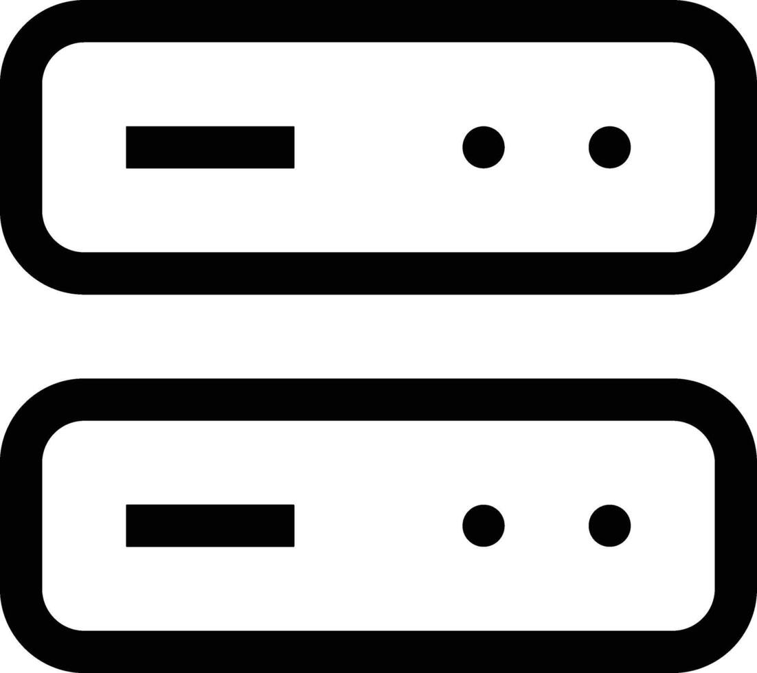 Storage data icon symbol image for database illustration vector