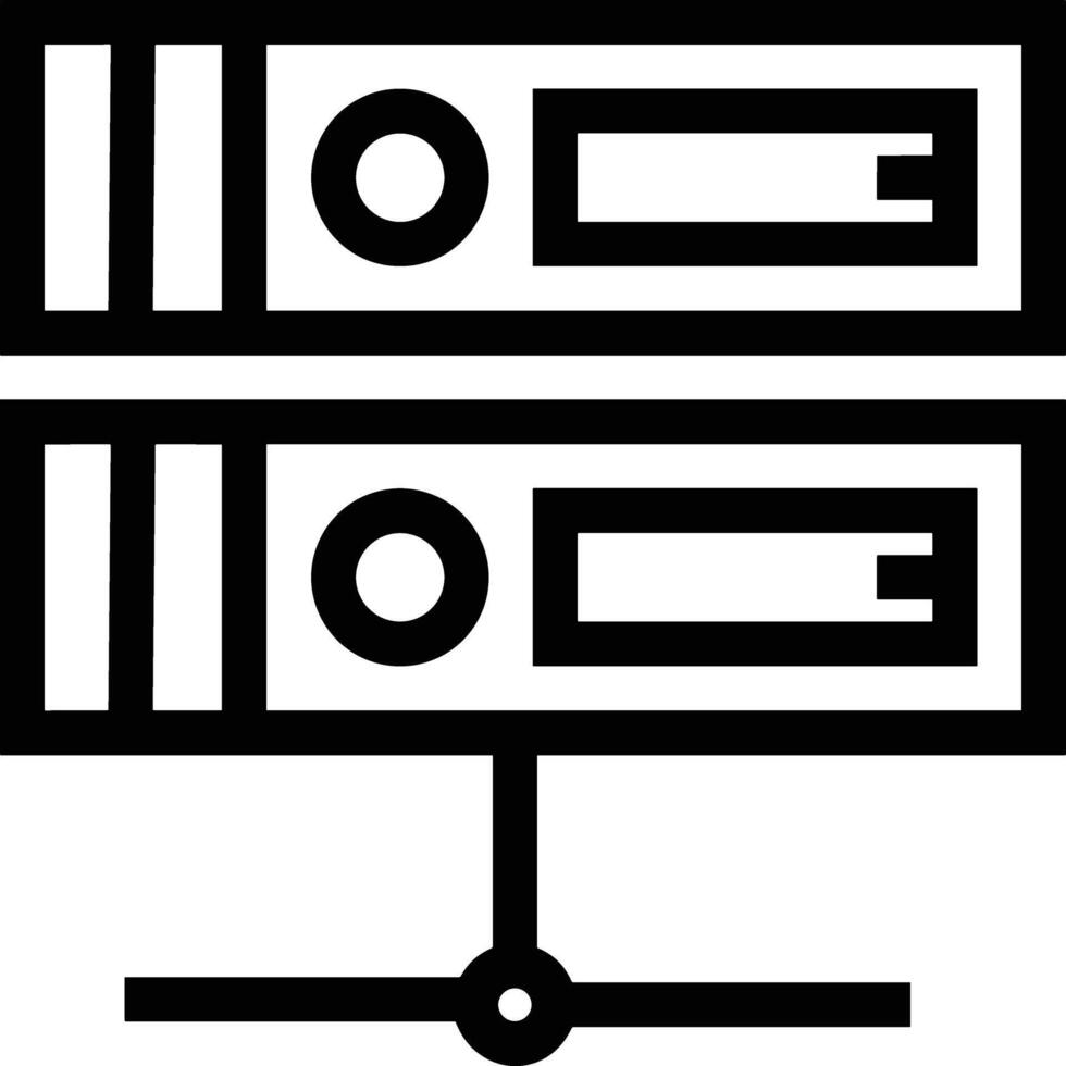 Storage data icon symbol image for database illustration vector
