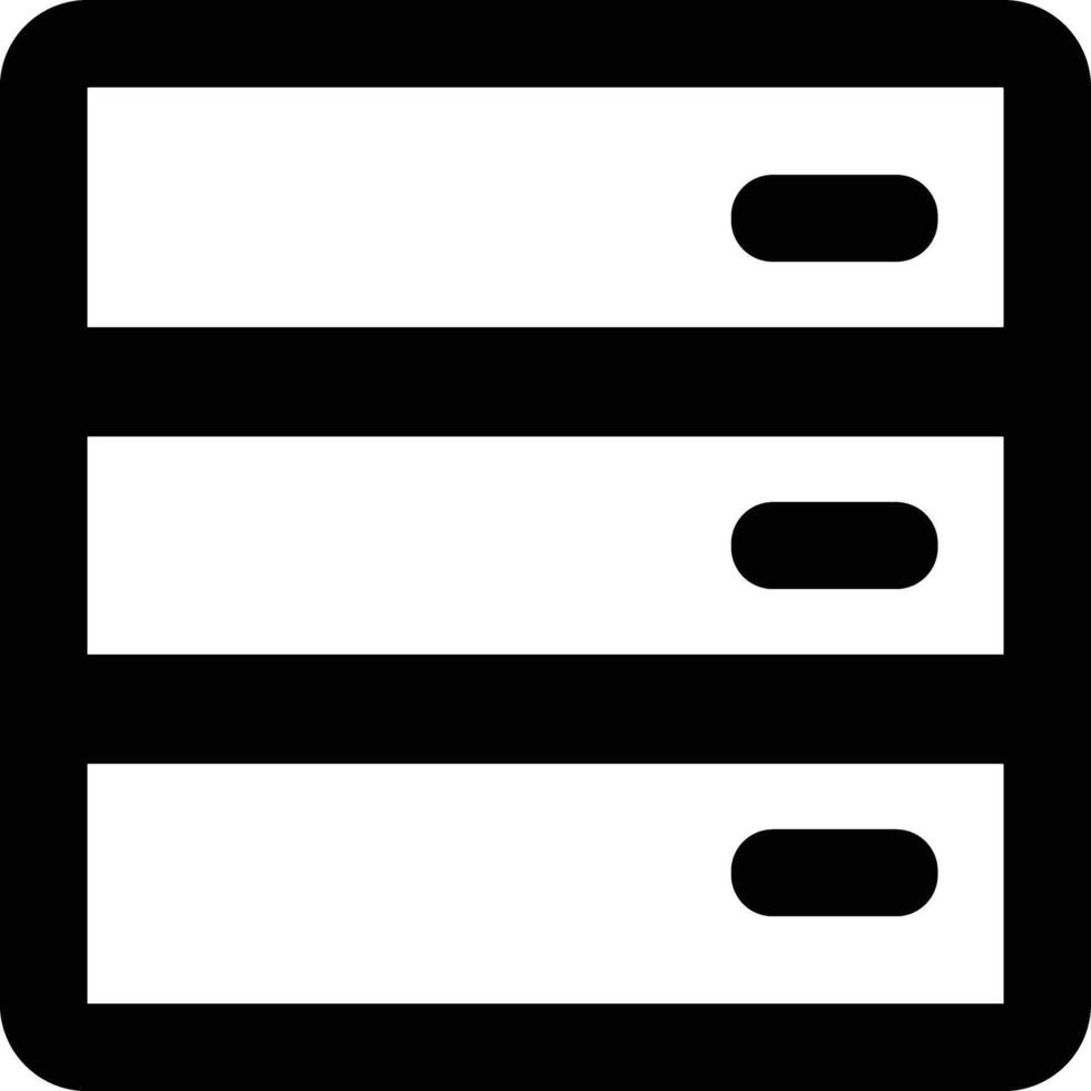 Storage data icon symbol image for database illustration vector