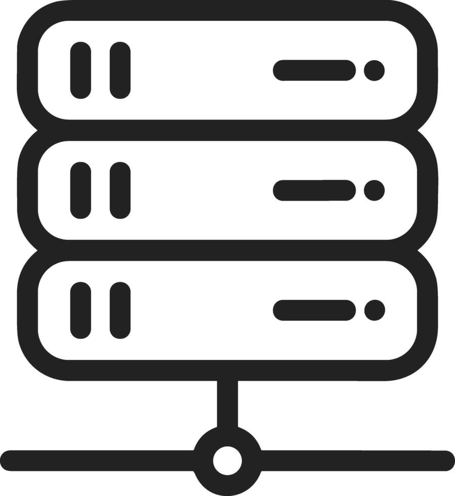 Storage data icon symbol image for database illustration vector