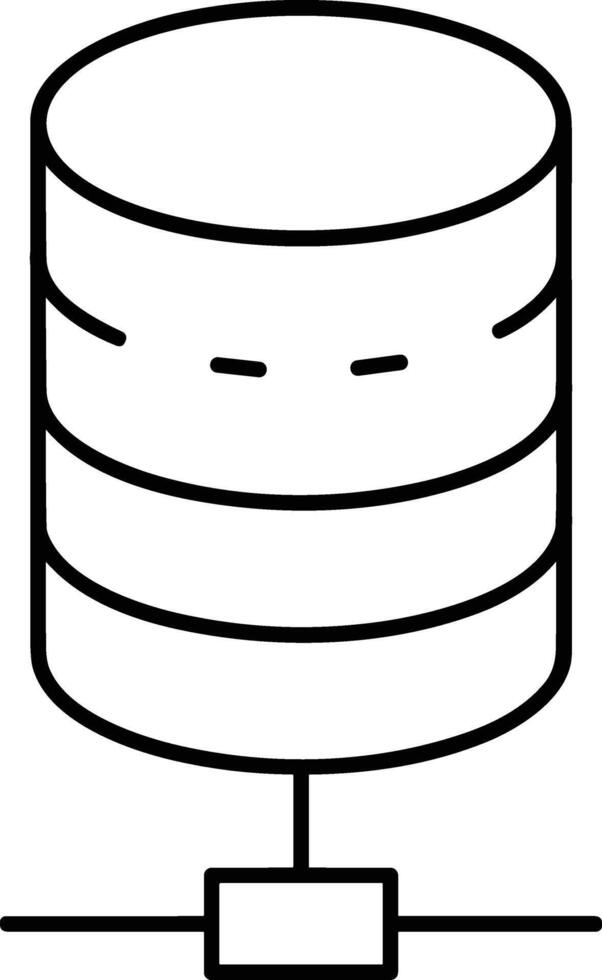 Storage data icon symbol image for database illustration vector