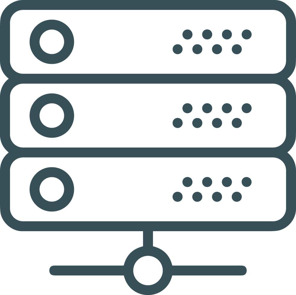Storage data icon symbol image for database illustration vector