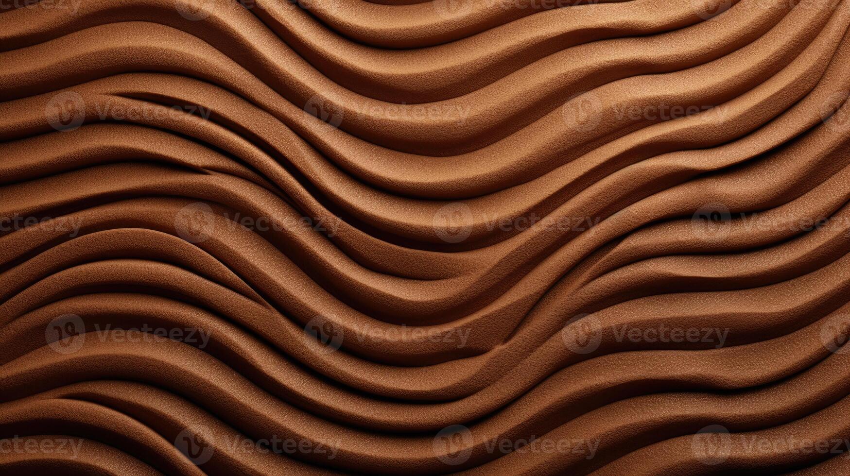 abstract brown wave background coffee concept, ai photo