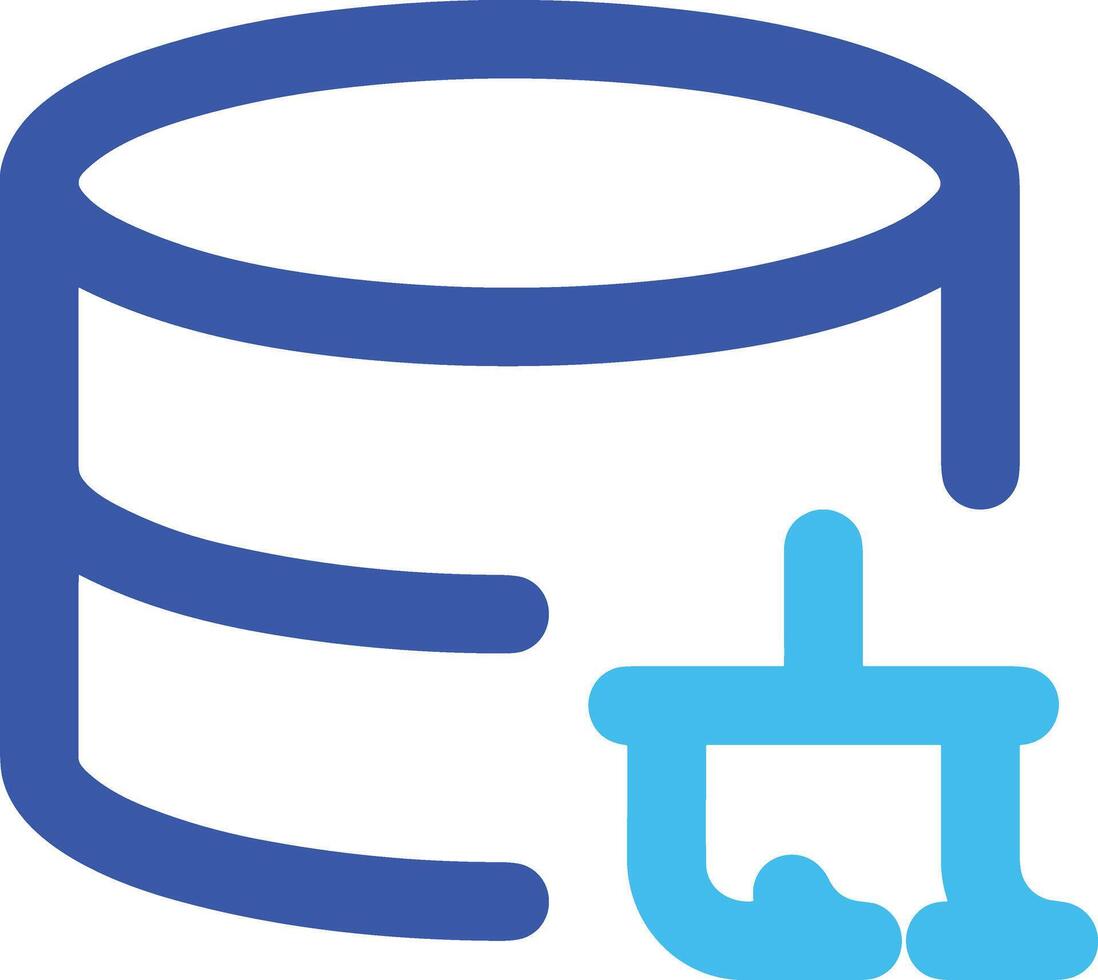 Storage data icon symbol image for database illustration vector