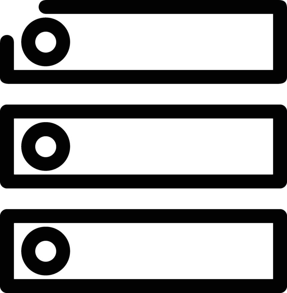 Storage data icon symbol image for database illustration vector