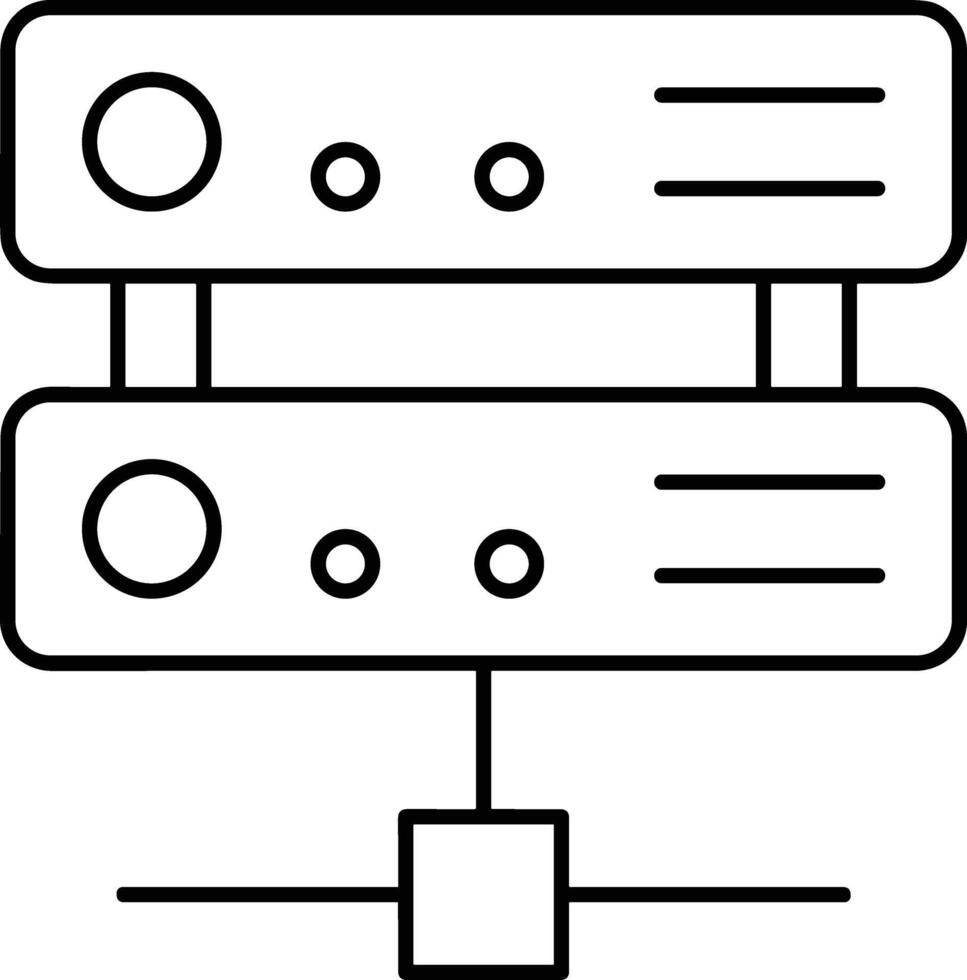 Storage data icon symbol image for database illustration vector