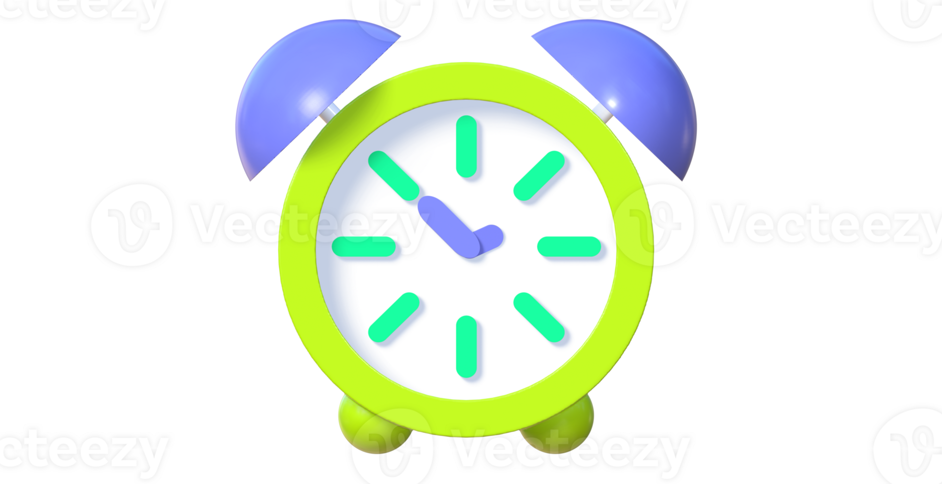 3d minimal quick time concept. urgent work. fast service. alarm clock, 3d alarm clock icon for success delivery concept, 3d clock rendering png