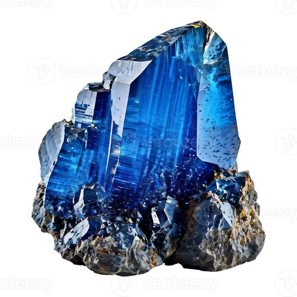 Dumortierite Isolated on Transparent Background png